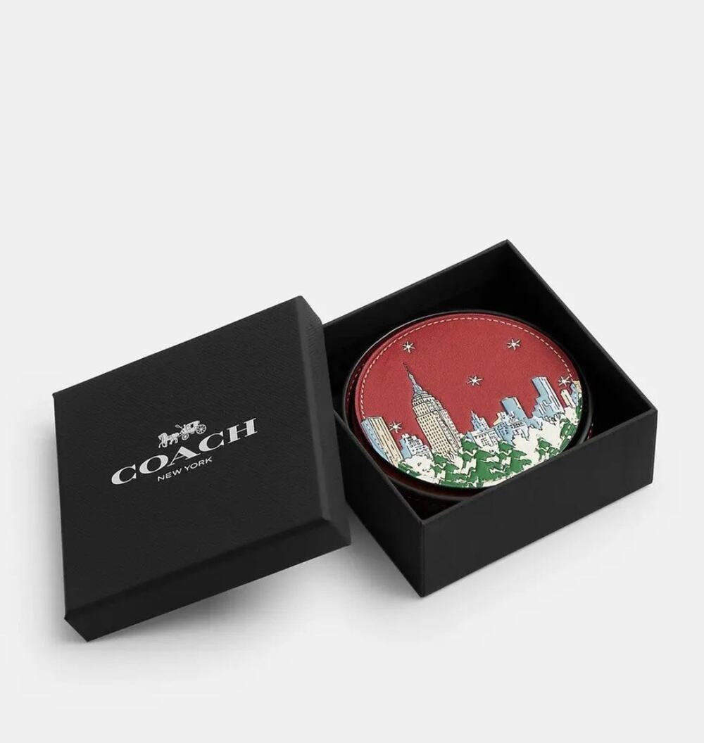 Coach Holiday Coasters Set NIB Rare!